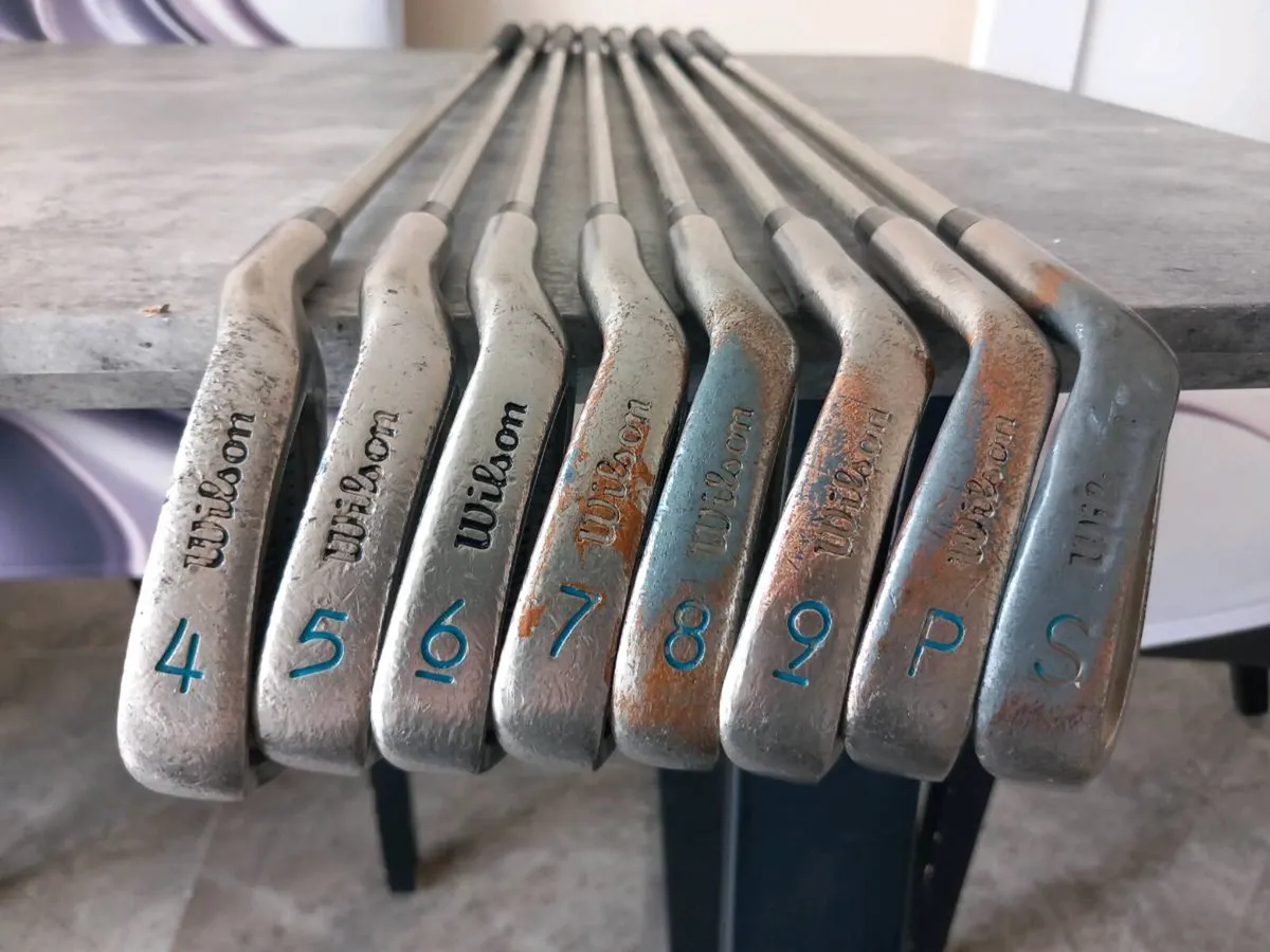 Lady's Wilson golf irons.  Right handed clubs - Image 1