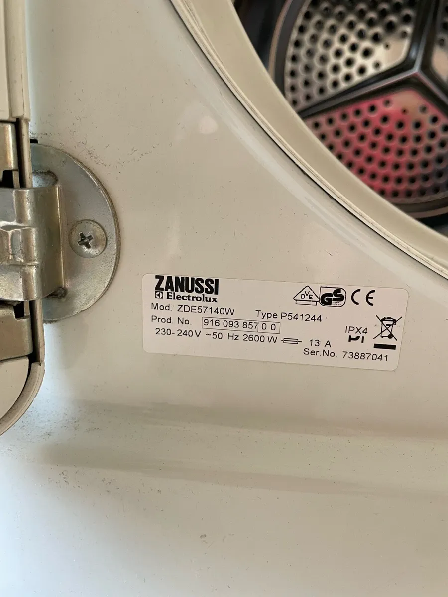 Zanussi vented tumble dryer - Image 3
