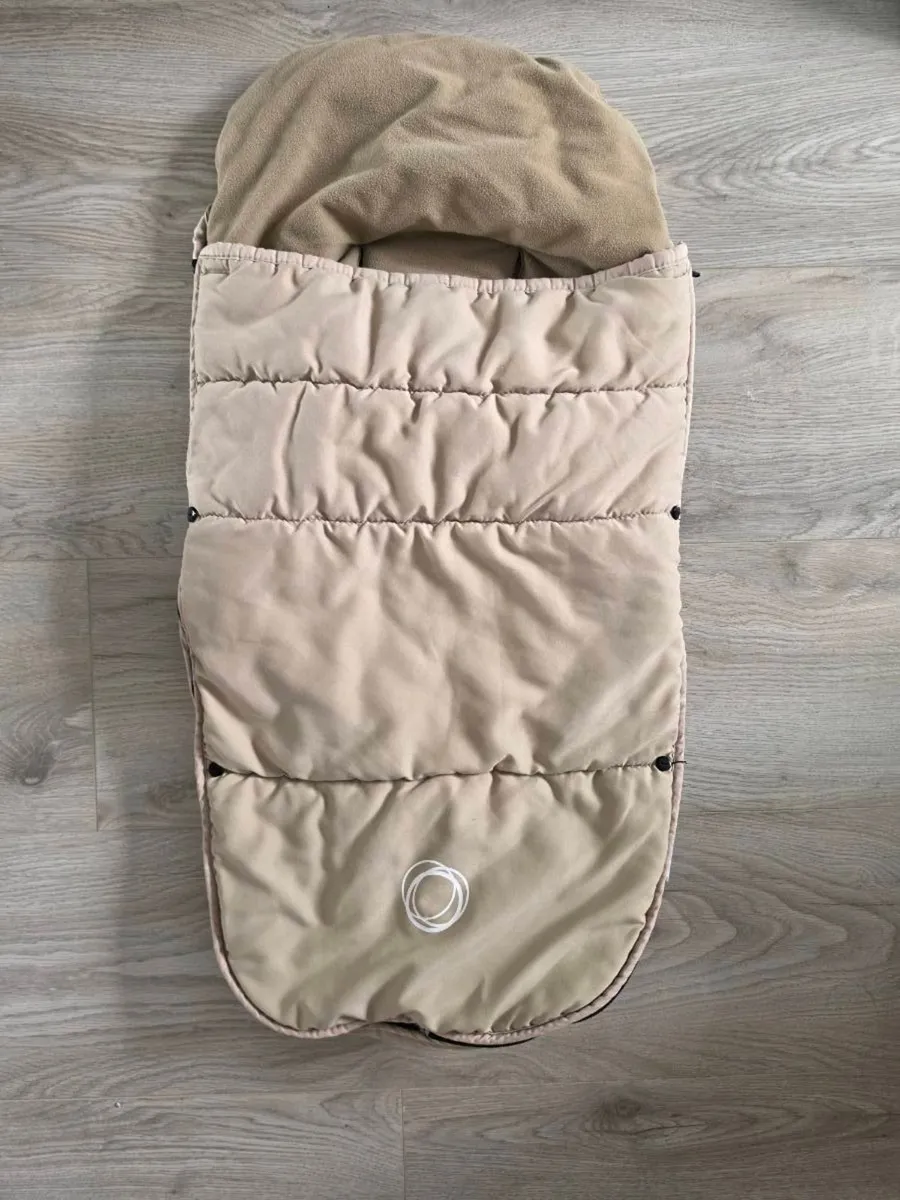 Bugaboo beige footmuff - Image 1