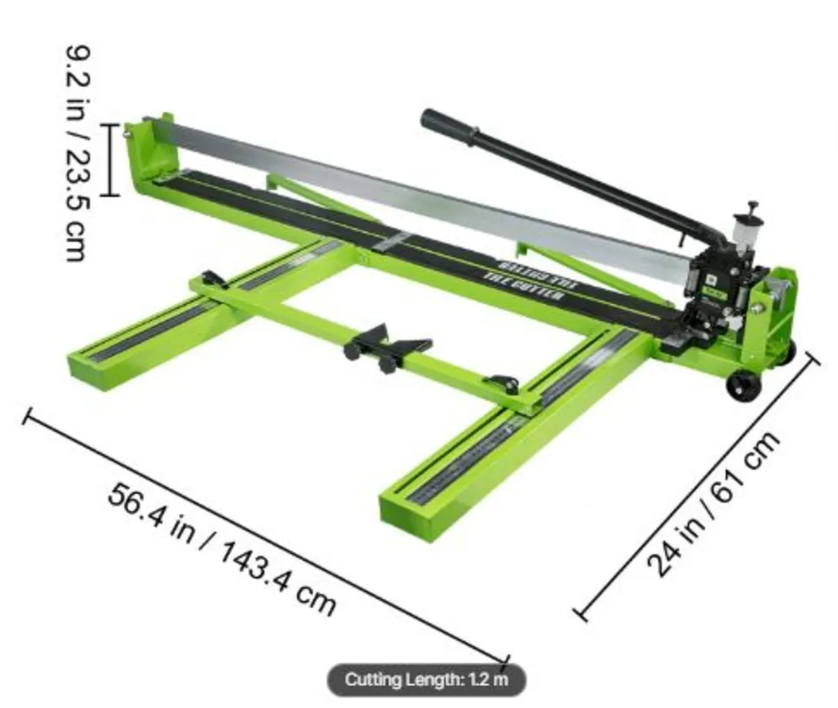 Tile Cutter 47-Inch Manual Tile Cutter 1.4-Inch - Image 3