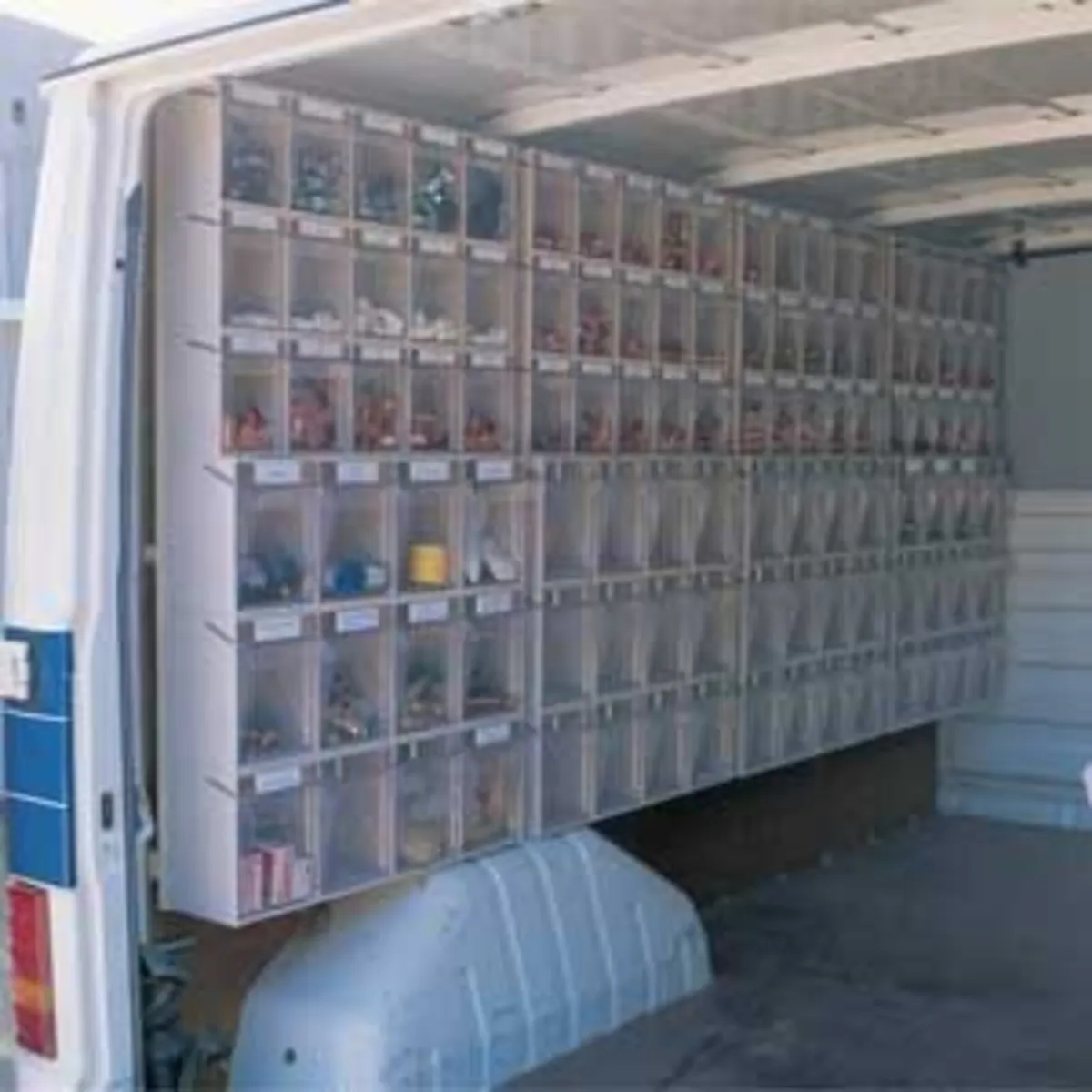 Tilting Bins / Boxes For Vans Workshops Shops - Image 3