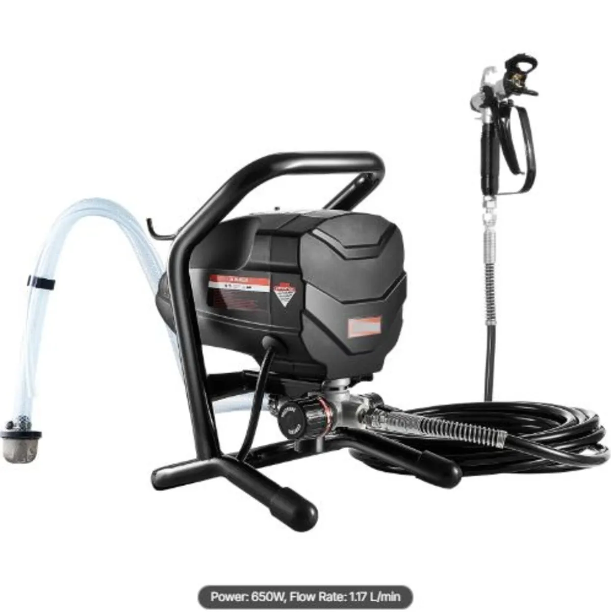 Stand Airless Paint Sprayer, 650W High Efficiency - Image 4