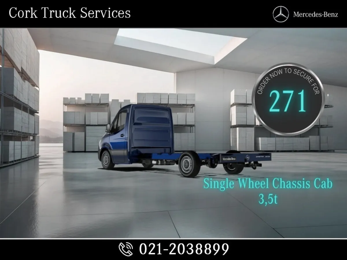 Mercedes-Benz Sprinter Chassis Cab - Single or Twi - Image 3
