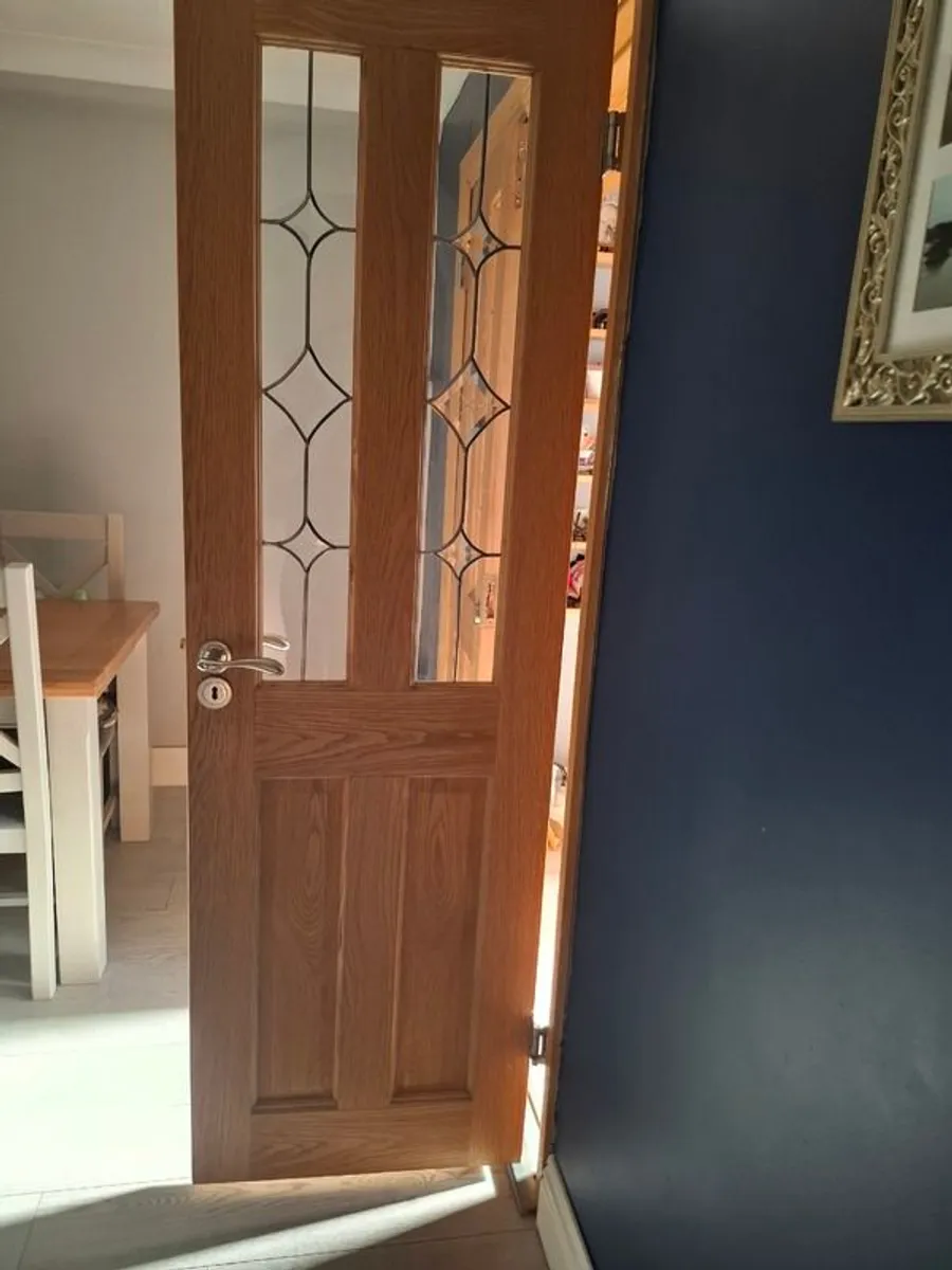 2 White Oak internal doors - Image 1