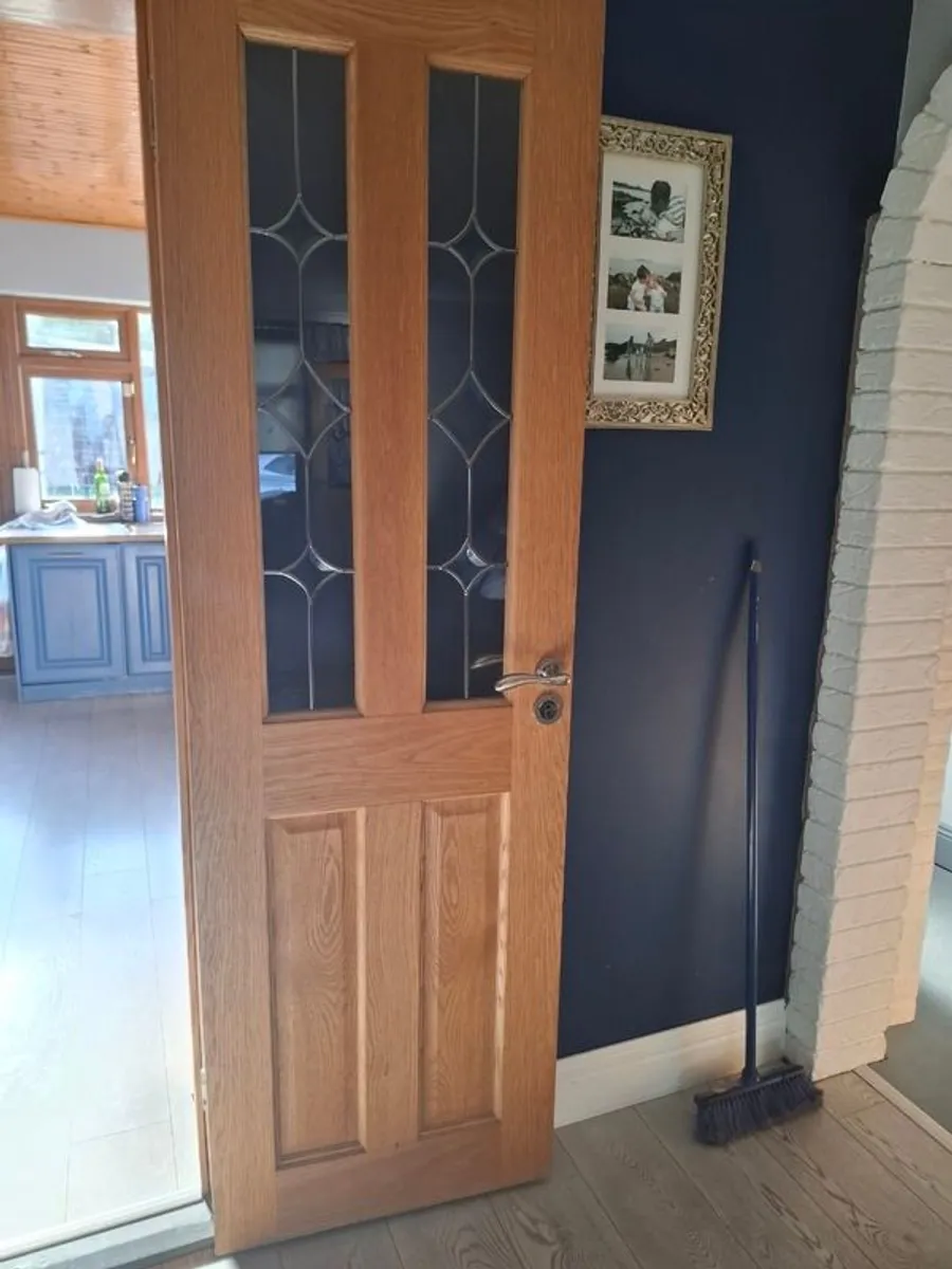 2 White Oak internal doors - Image 2