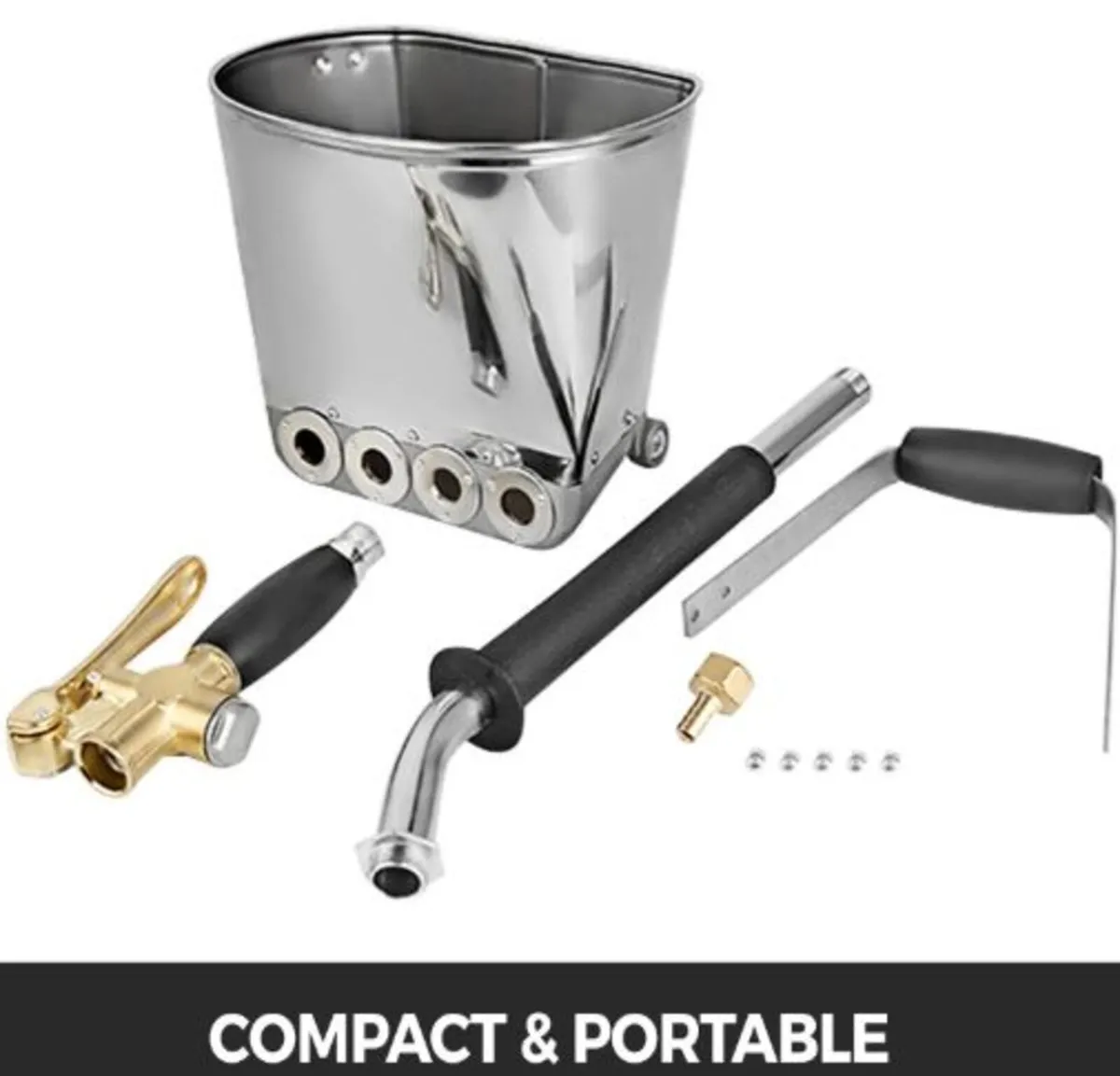 4 Jet Cement Mortar Spray Gun,Stucco Sprayer 4 Jet - Image 2