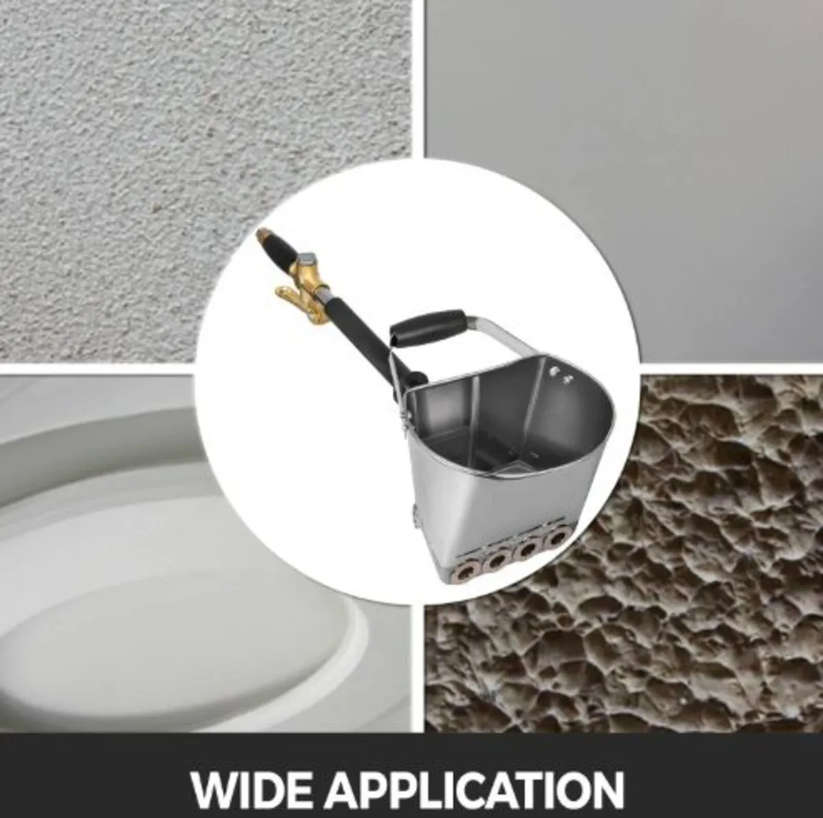 4 Jet Cement Mortar Spray Gun,Stucco Sprayer 4 Jet - Image 3