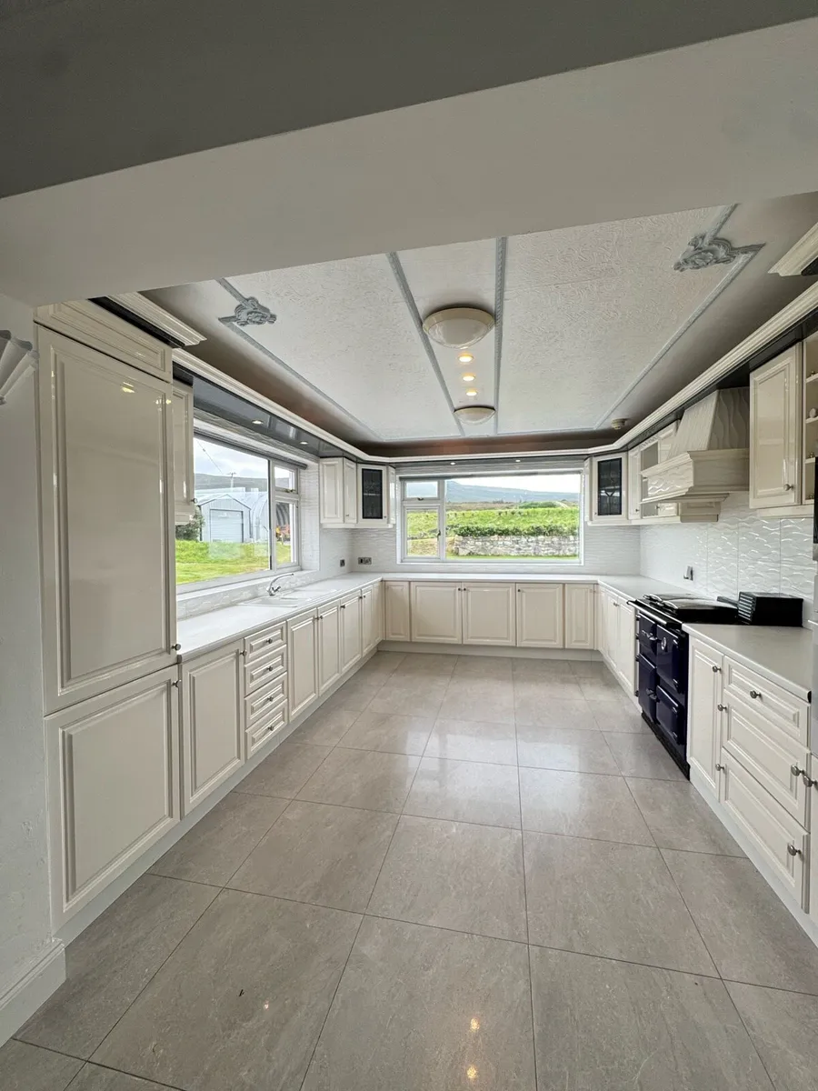 White Shaker Kitchen with Appliances - Image 2