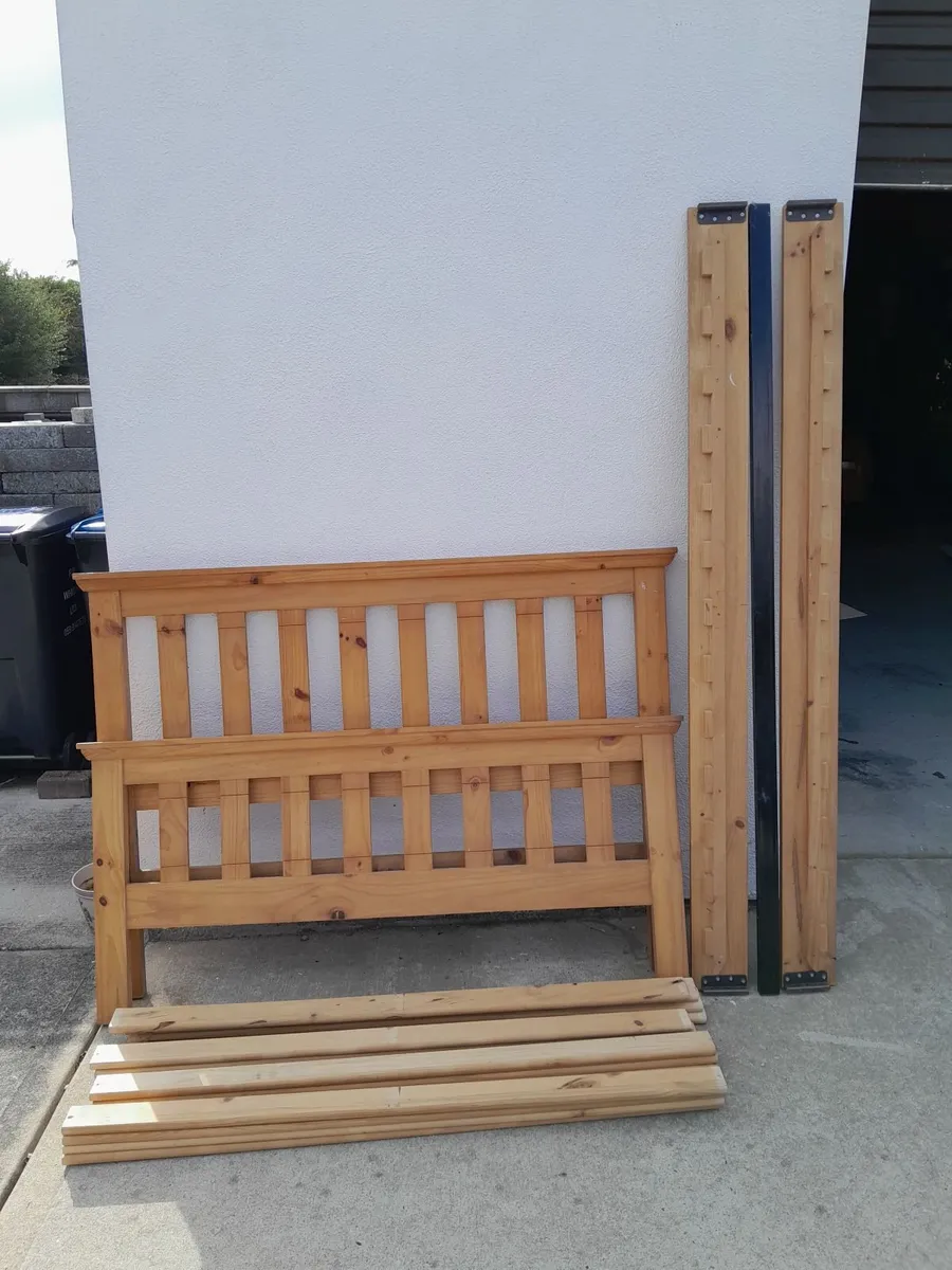 Double Wooden bed frame - Image 3