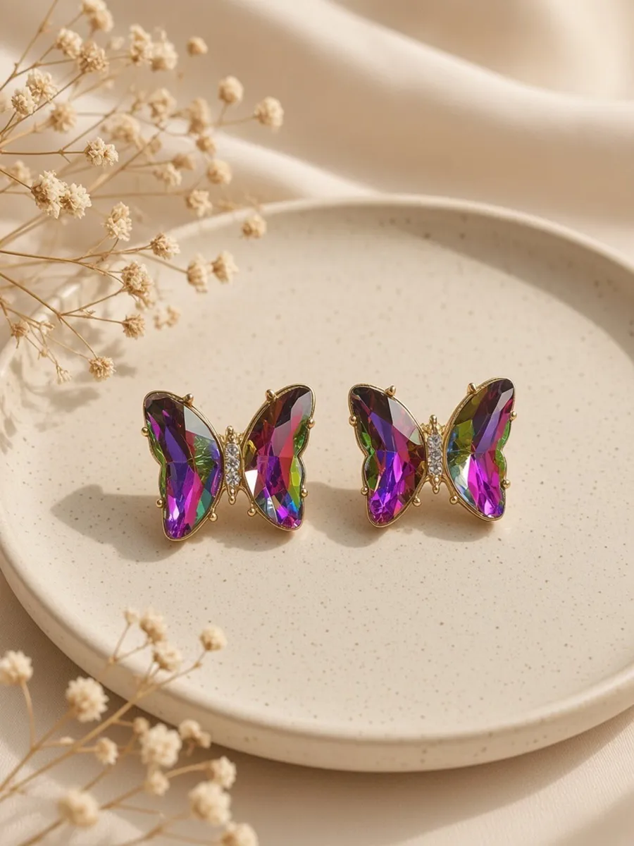 Butterfly earrings - Image 1