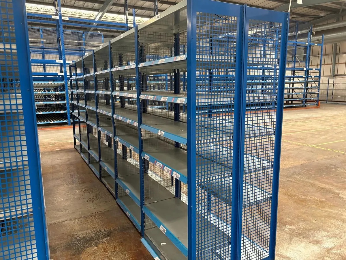 Used Heavy Duty Shelving Racking 6x Bays - Image 3