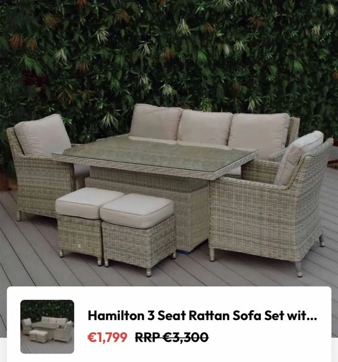 Garden furniture set - Image 1