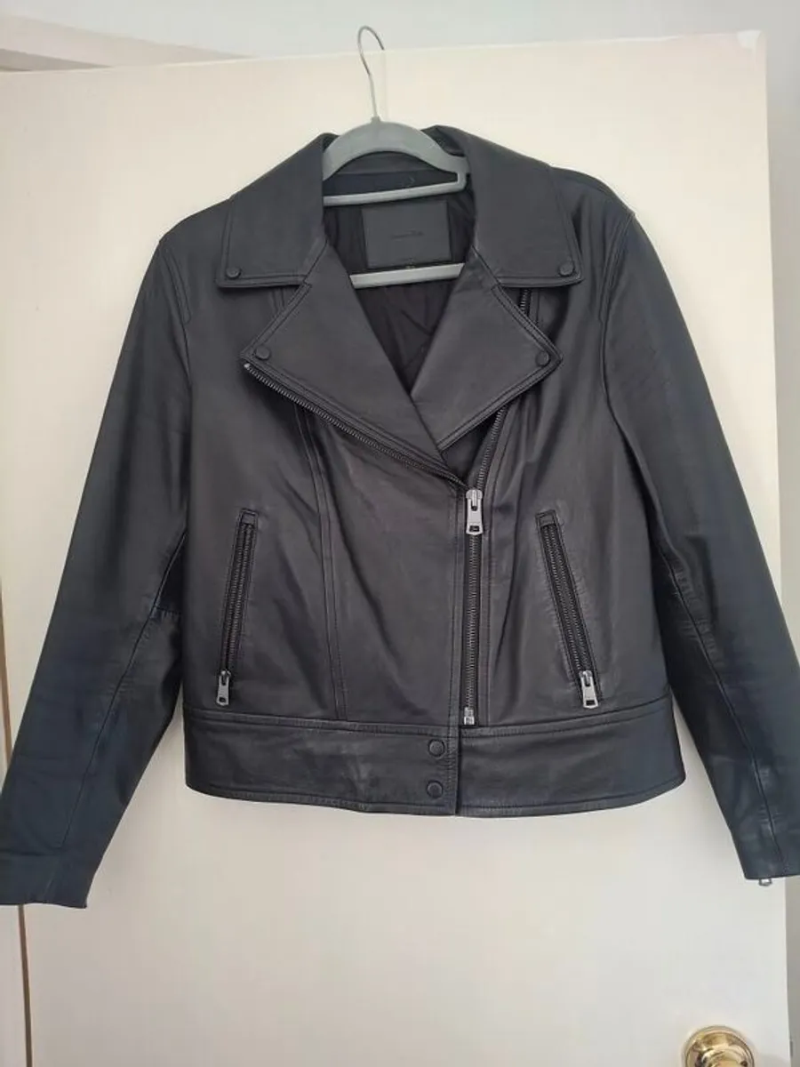 Massimo Dutti Leather Jacket (Size M) - Image 1
