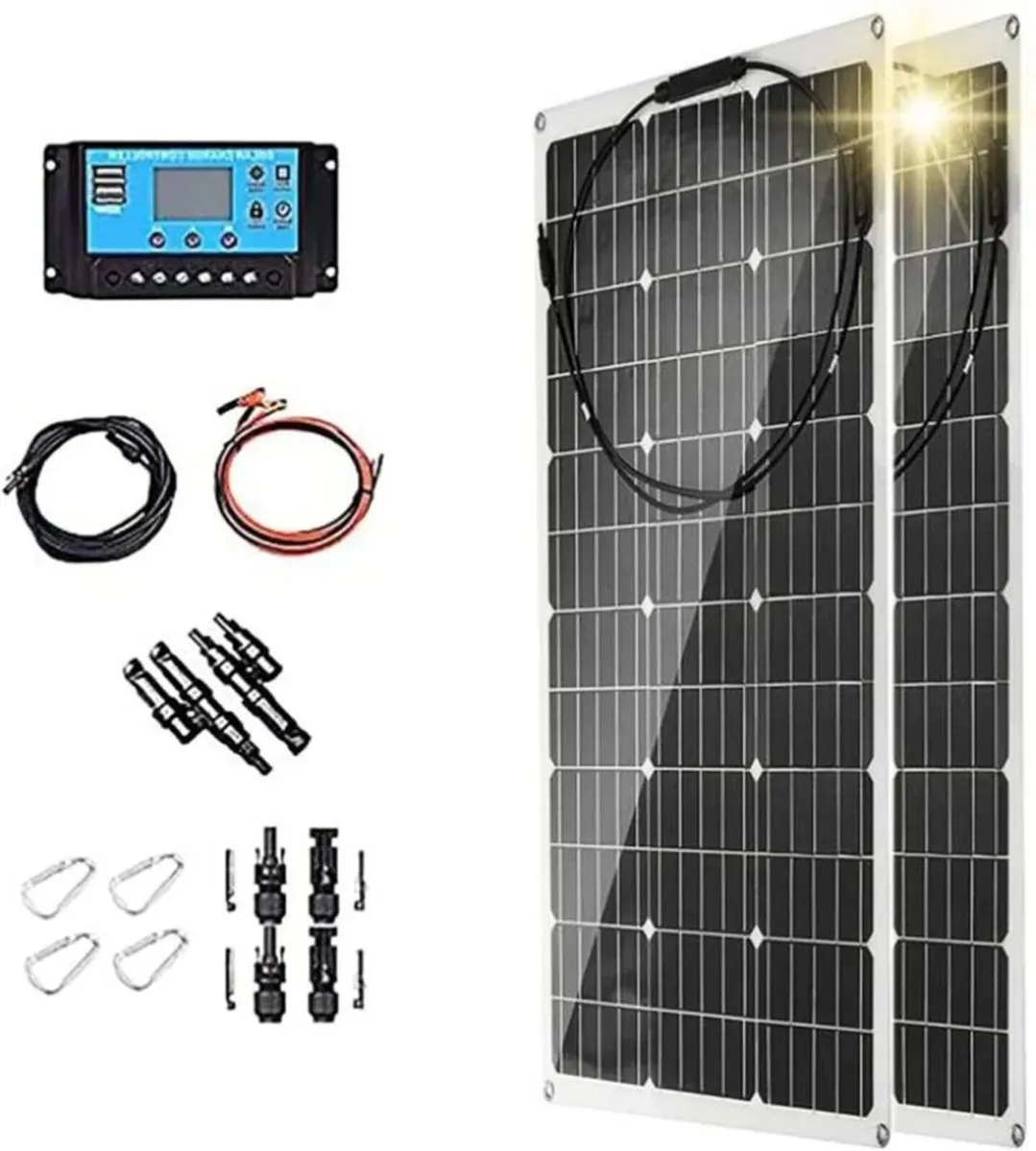 Solar Panel Kit 400W 12V Power System - Image 1