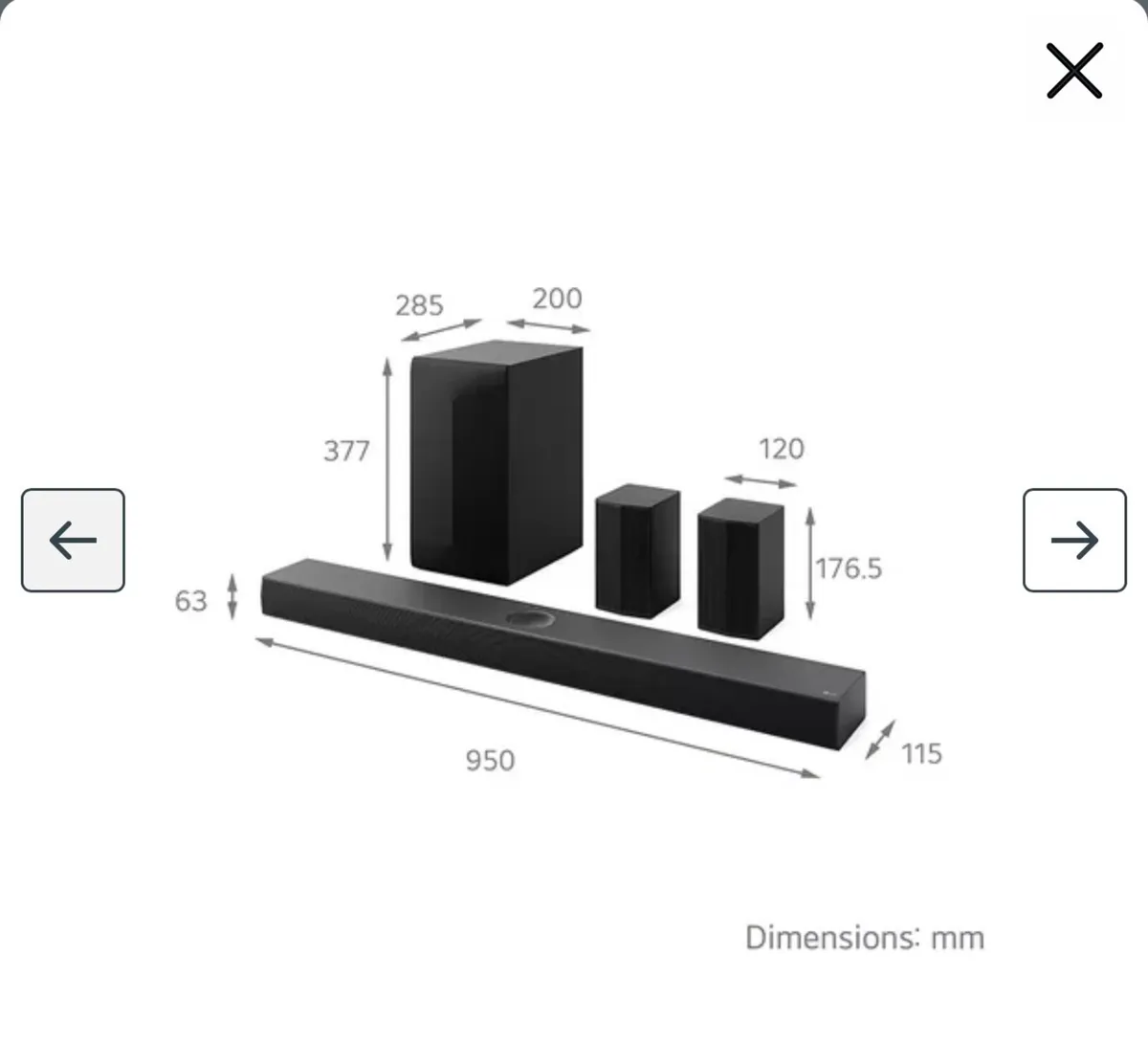 LG soundbar with Dolby Atmos - Image 2