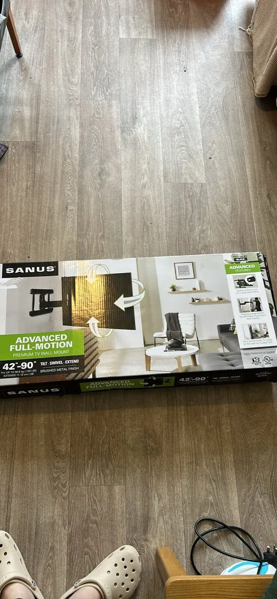 Sanus tv, soundbar and wireless speaker wall mount - Image 1