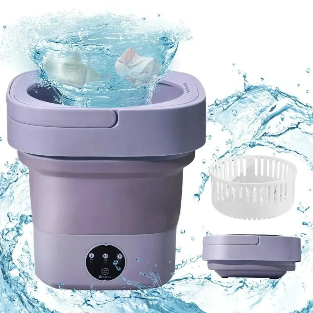 Portable Folding Mini Washing Machine 8L - Image 1