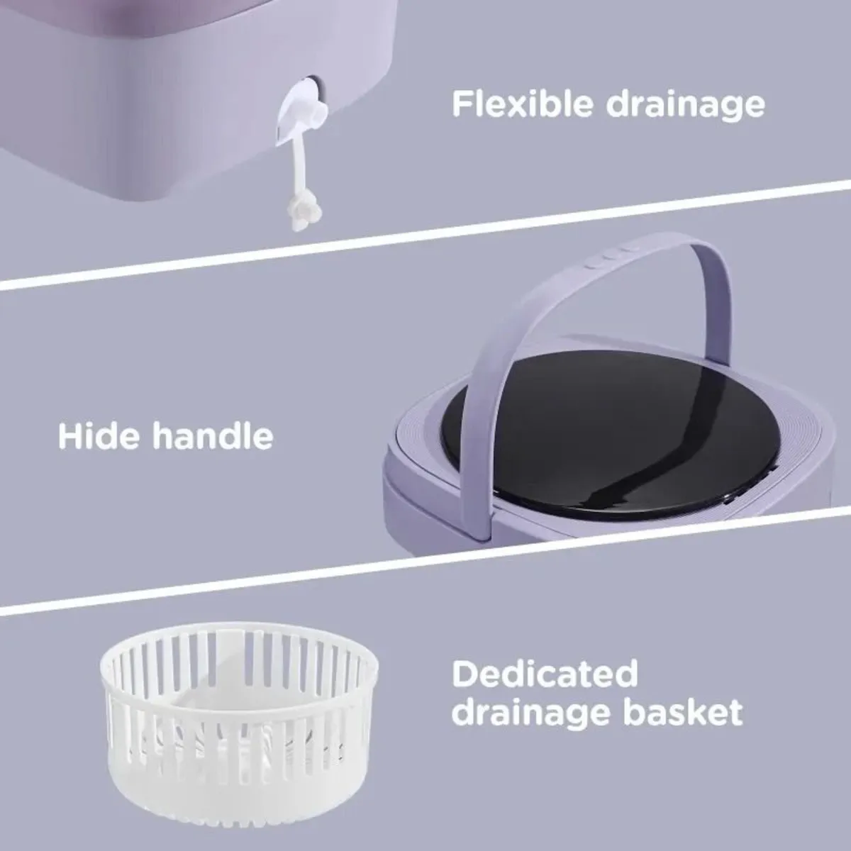 Portable Folding Mini Washing Machine 8L - Image 3