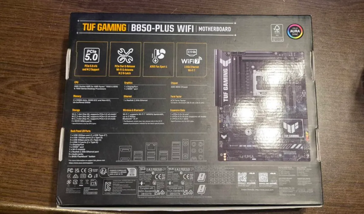 Asus Tuf Gaming B850-PLUS WiFi Motherboard - Image 4