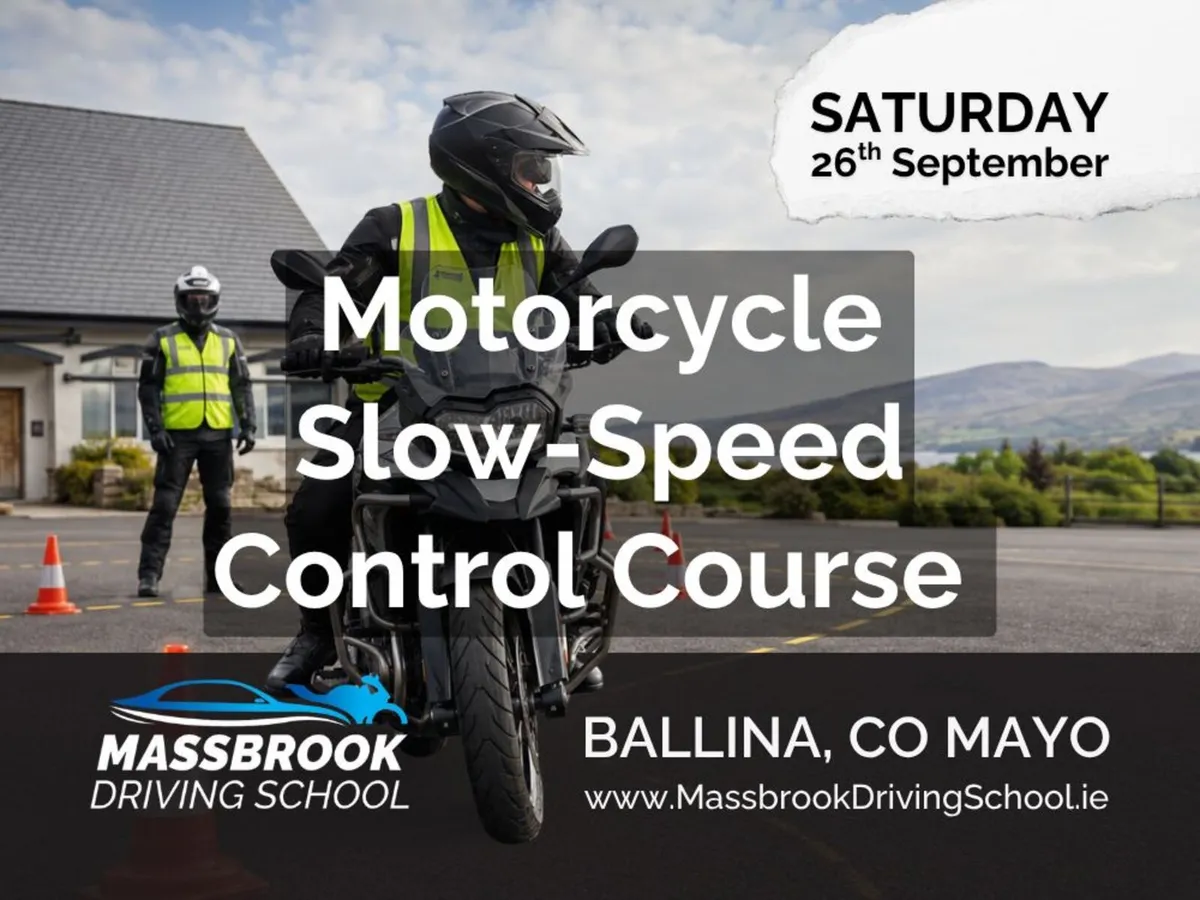 Motorcycle Slow Speed Control Course - Image 1