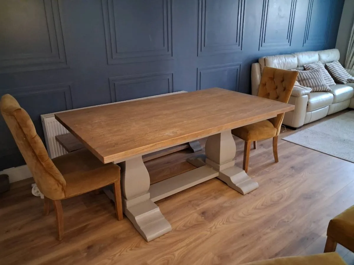Solid oak table - Image 3