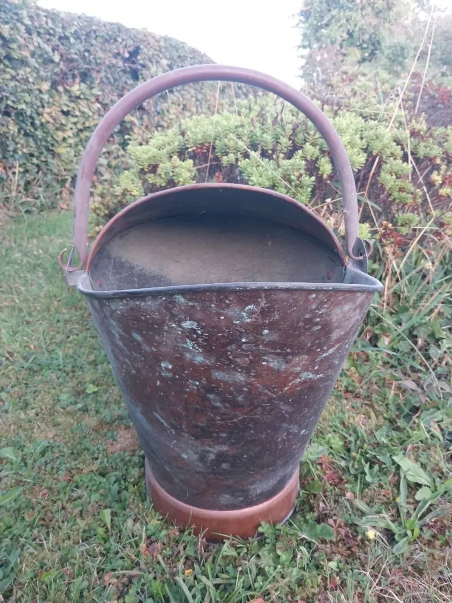 Copper bucket scuttle - Image 4