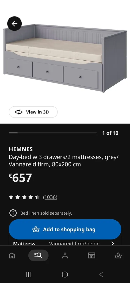 Ikea Hemnes daybed. PERFECT condition - Image 2
