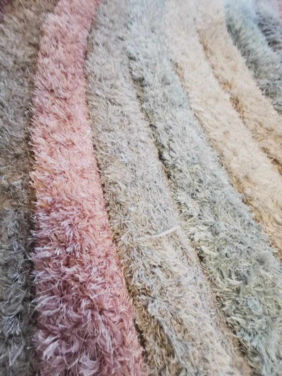 3D Shaggy Rug - Multicolour - Image 1