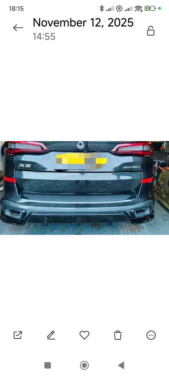 BMW X5 Rear Bumper - Image 1