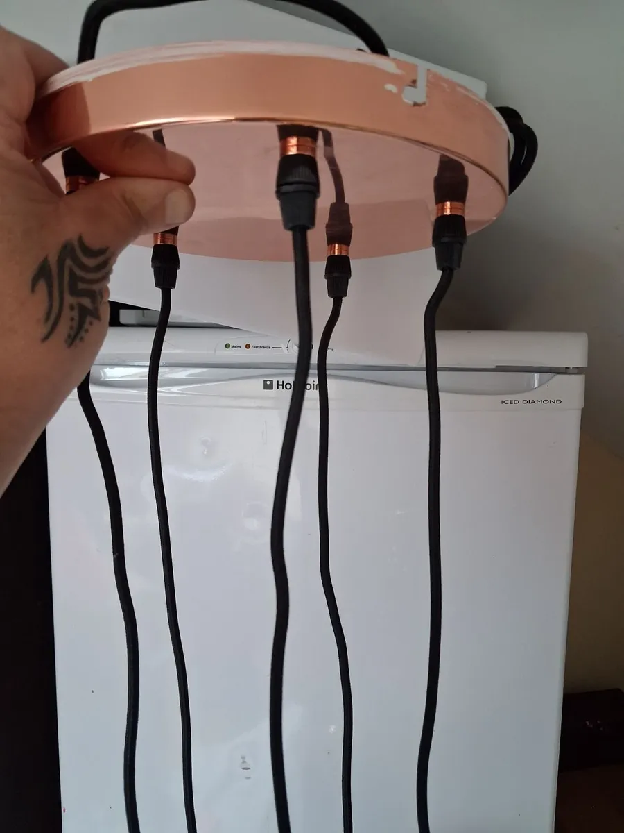 Copper adjustable ceiling lights - Image 2