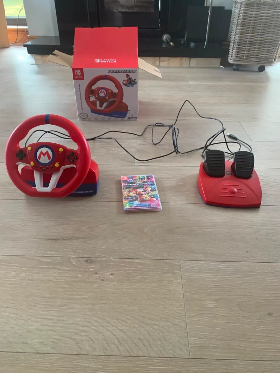 Nintendo switch Mario kart racing wheel.