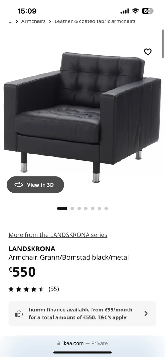 Ikea Landskrona Armchair - Image 1