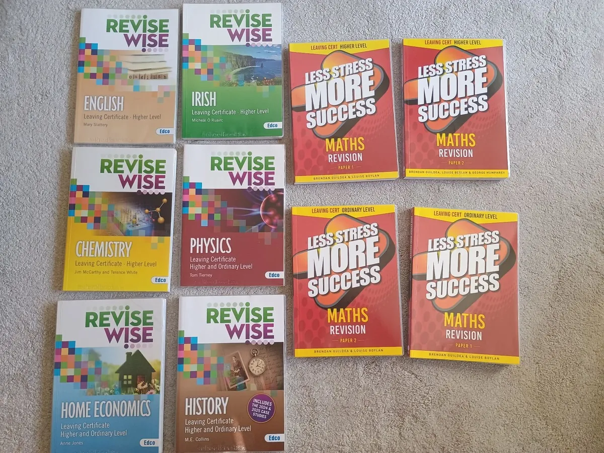 Revision Books for Leaving Cert - Image 1