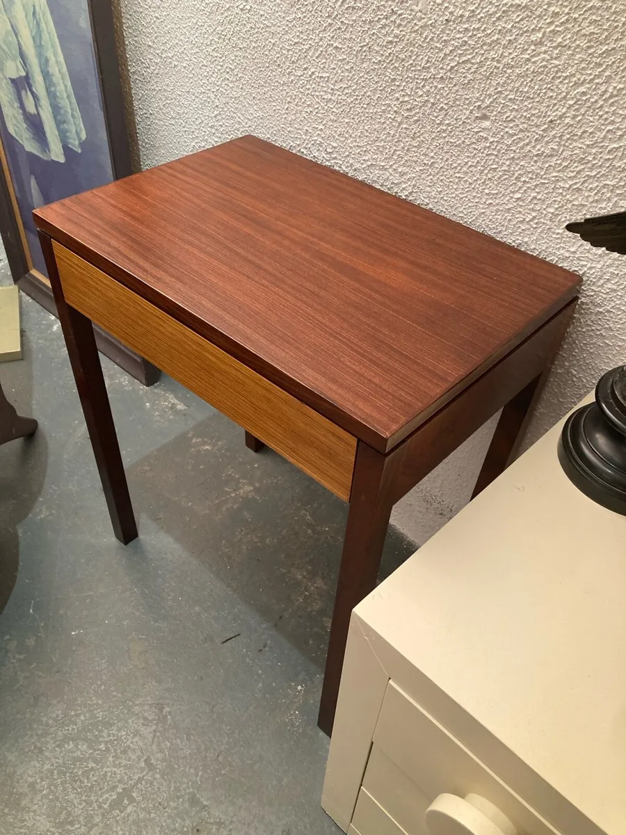 Mid Century Remploy Hall Table - Open Sat 29th Aug - Image 1
