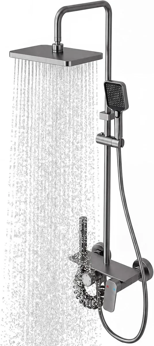 Thermostatic Shower Mixer Set with Rainfall - Image 1