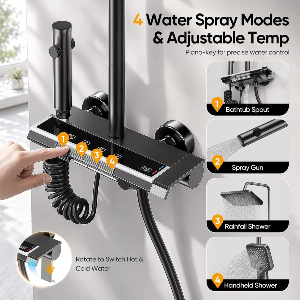 Mixer Set with Piano Key Control Adjustable Height - Image 2