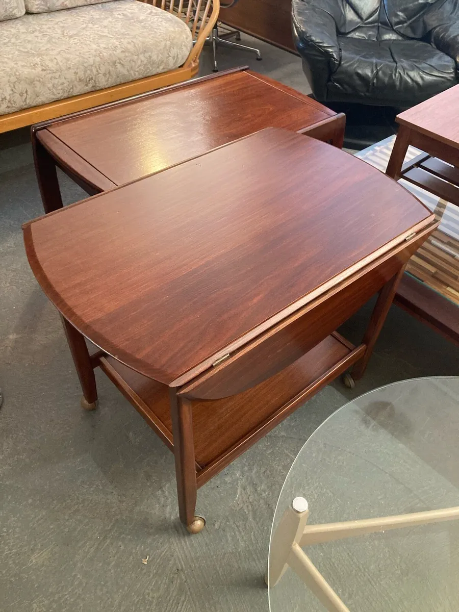 Teak Serving Trolley - Warehouse Open Sat 29th Aug - Image 1