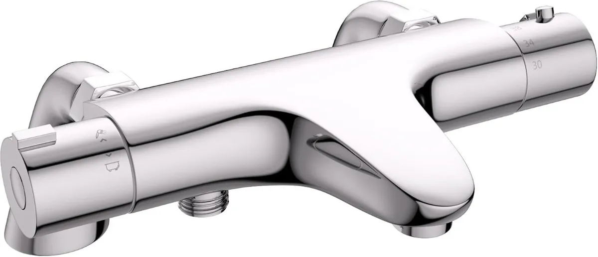 Thermostatic Bath Shower Mixer Deck Mounted Taps - Image 1