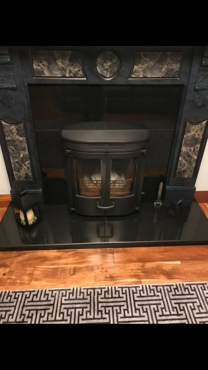 Back boiler solid fuel stove