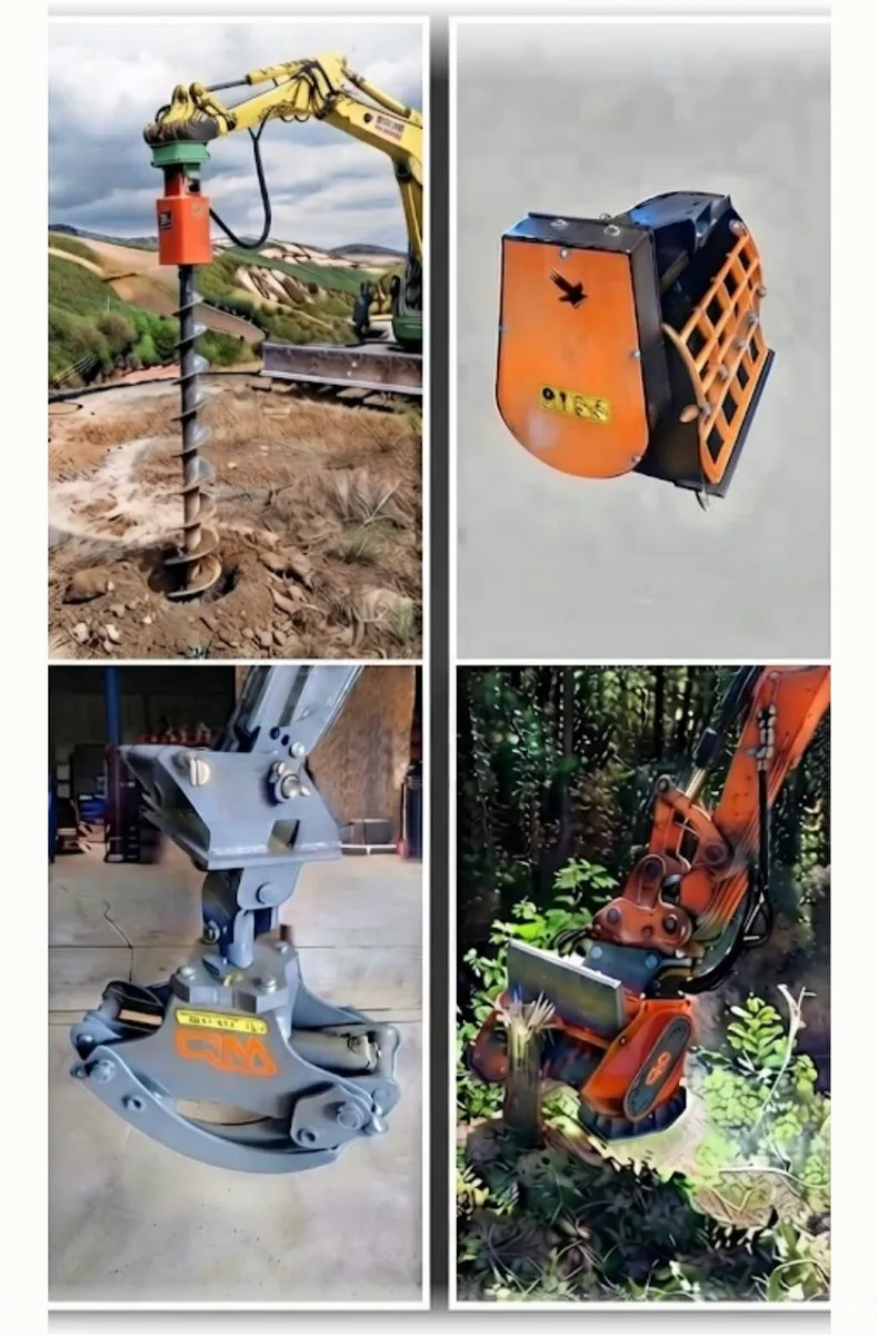 Excavator attachments www.PWR.ie - Image 1