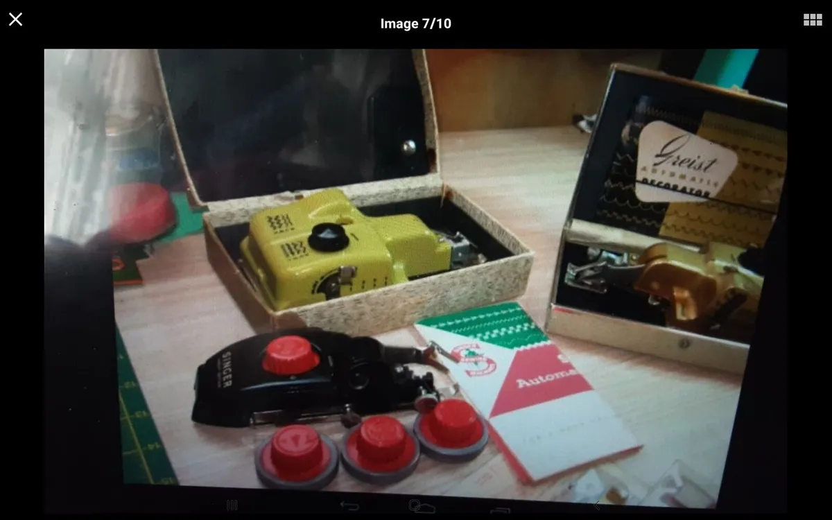 SINGER 221K 222K SEWING MACHINE EXTRAS RARE - Image 3