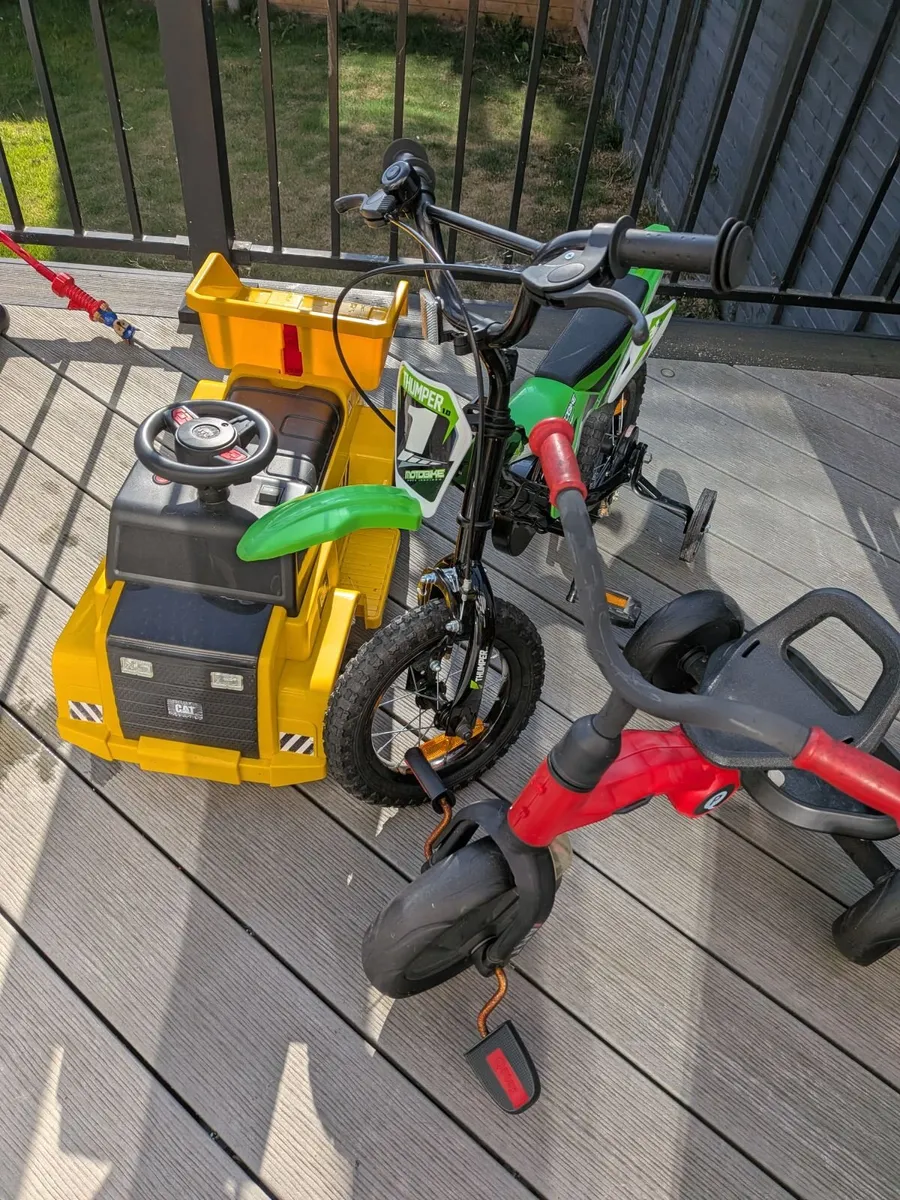 Toddler 2 Bikes and 1 Truck - Image 1
