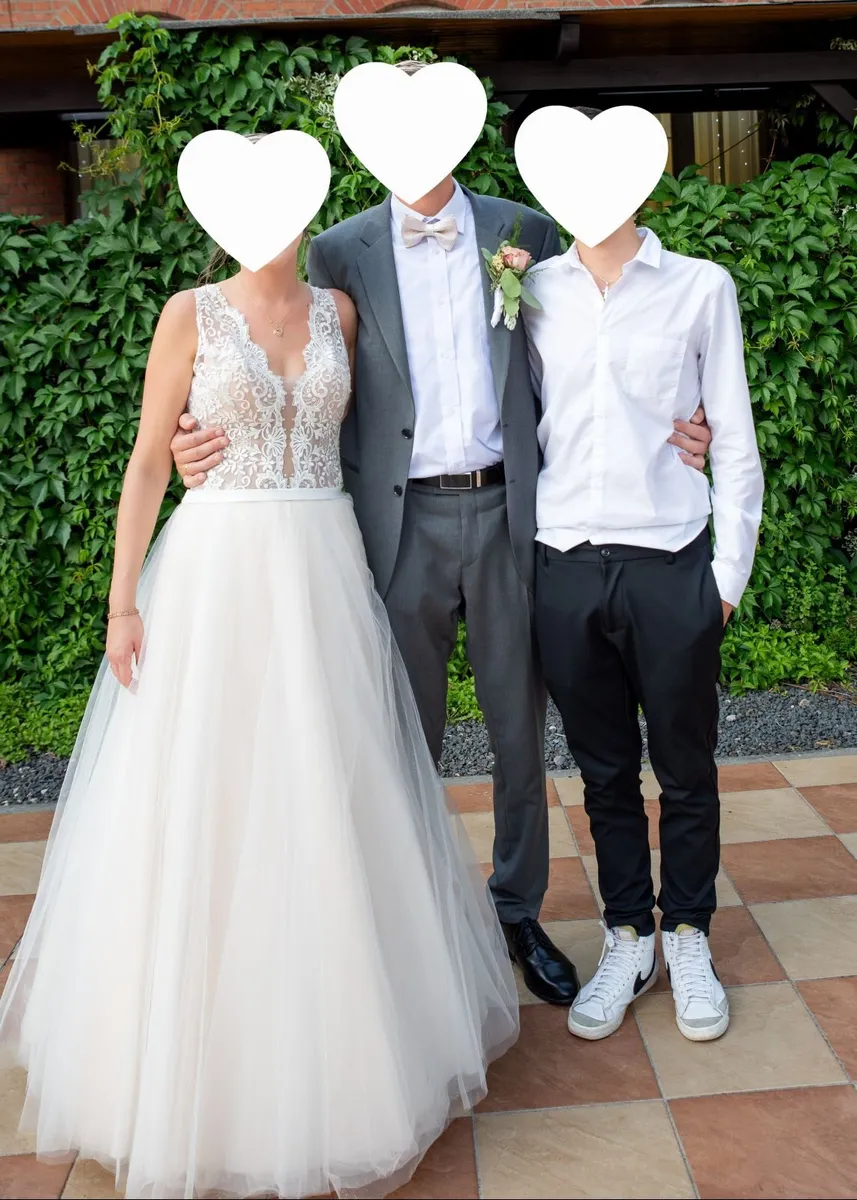 Beautiful champagne wedding dress 850€ - Image 2