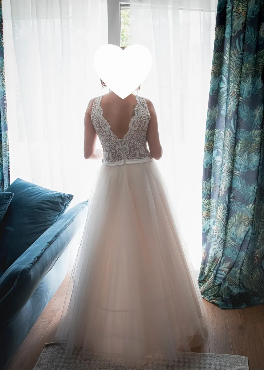Beautiful champagne wedding dress 850€ - Image 3