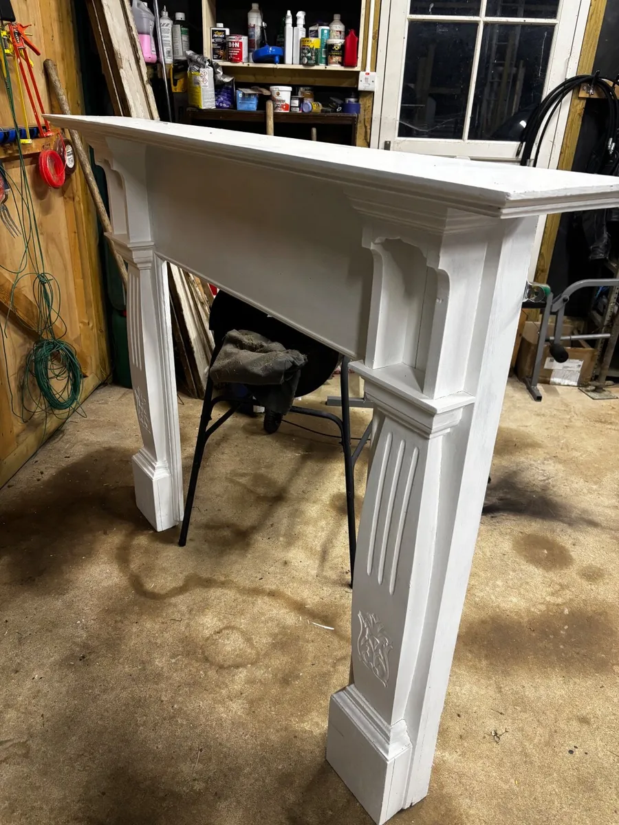 Fireplace surround antique - Image 1