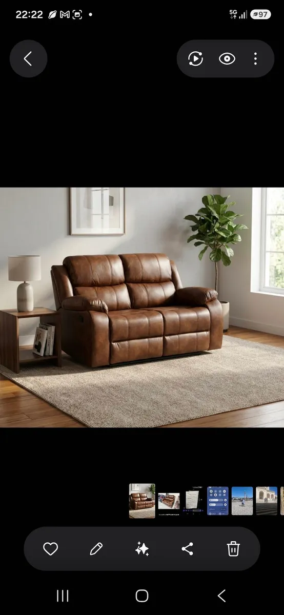 Brand new jasber 2 seater recliner couch reduced