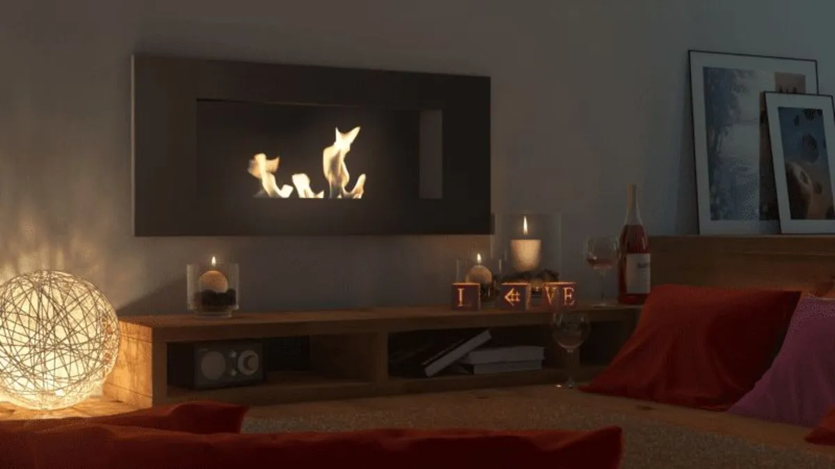 Bio Fireplace Delta 2 Black - Image 4