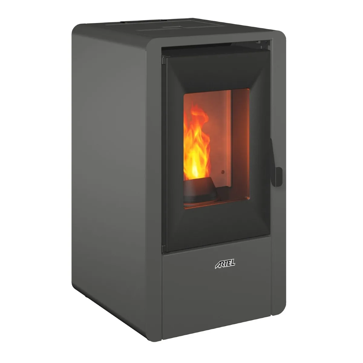 Nina 7kW Grey Wood Pellet Stove - Image 4