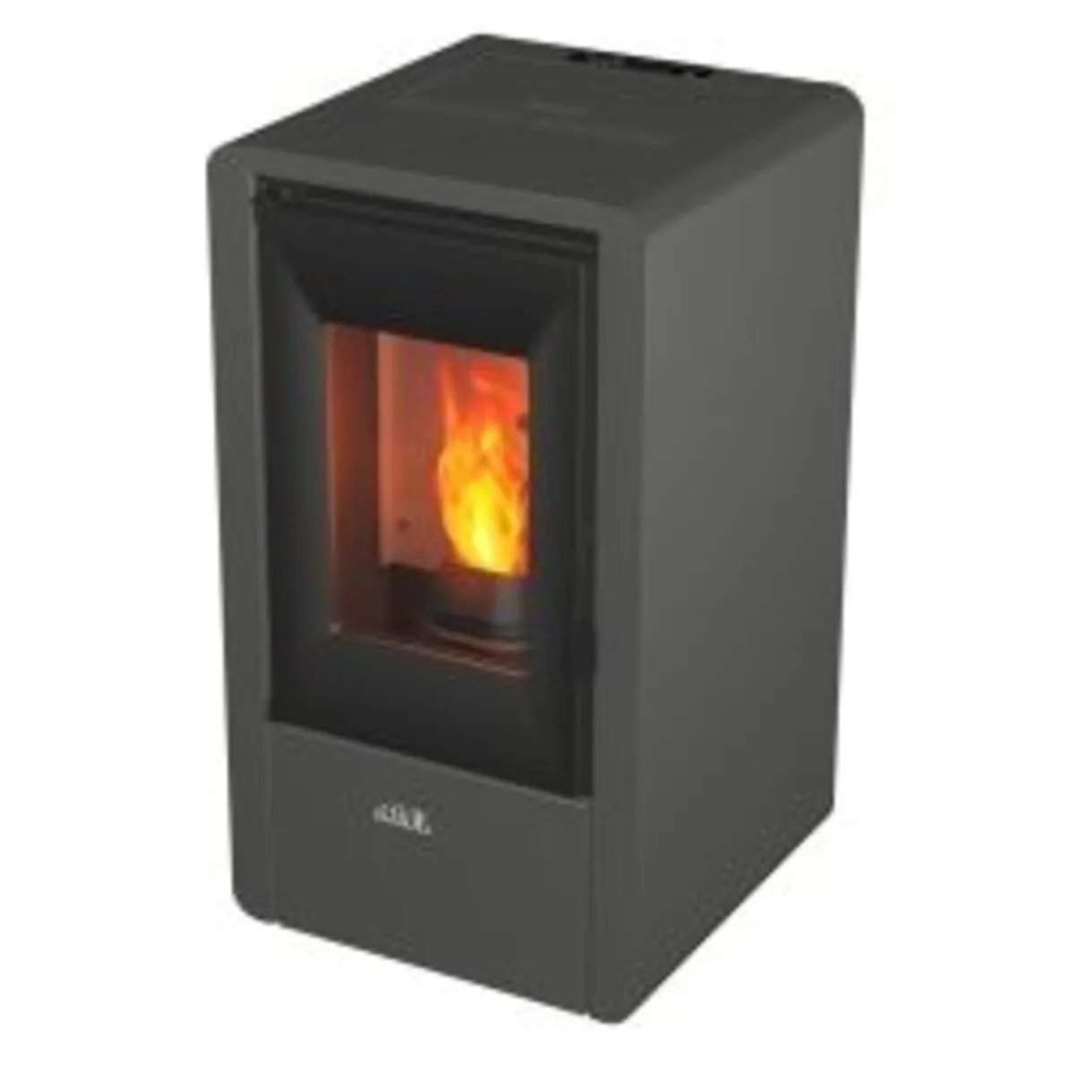 Nina 7kW Grey Wood Pellet Stove - Image 1