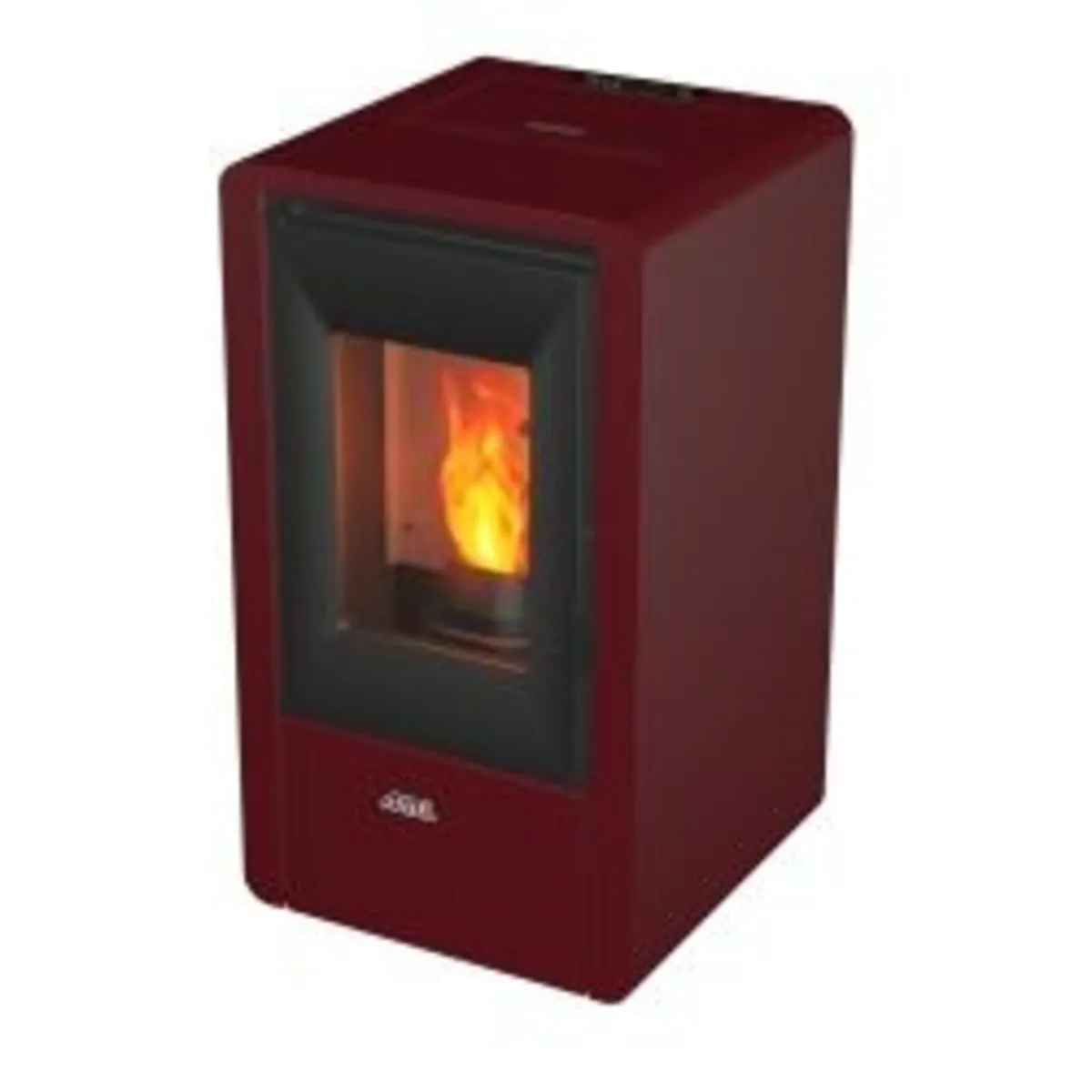 Nina 7kW Bordeaux Wood Pellet Stove - Image 1